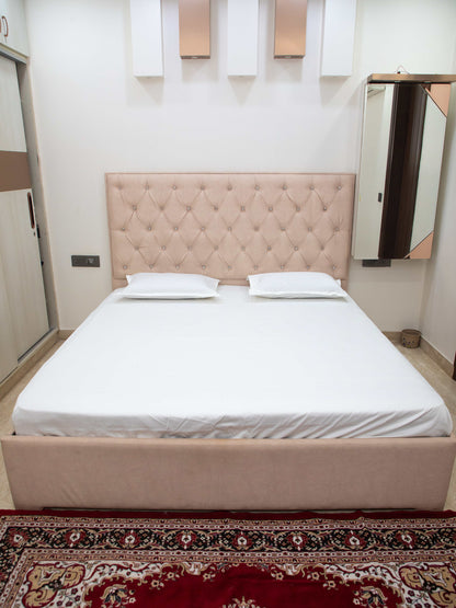 White Solid  100% Cotton Solid Bedsheet With Pillow Covers