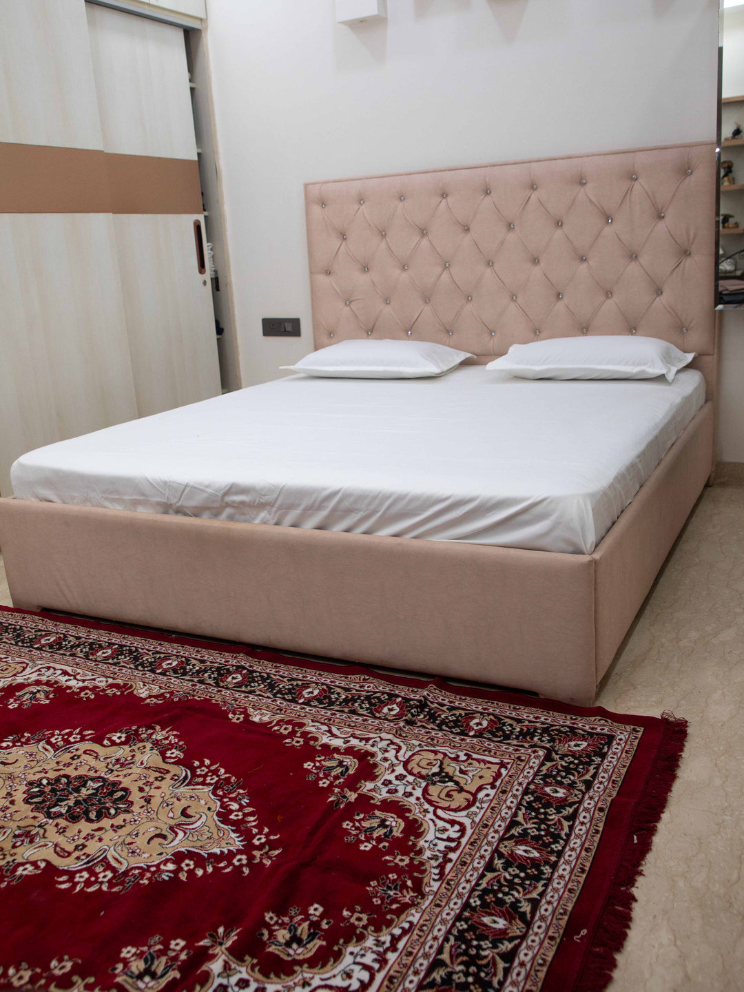 White Solid  100% Cotton Solid Bedsheet With Pillow Covers