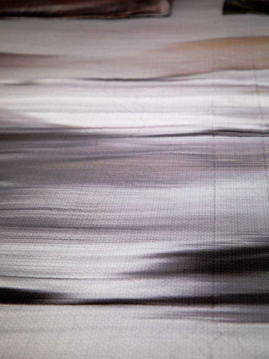 Multicolor Graphic 100% Cotton Bedsheet With Pillow Covers