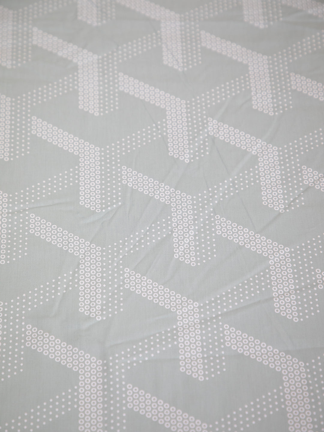 Light Teal 100% Cotton Bedsheet With Pillow Covers