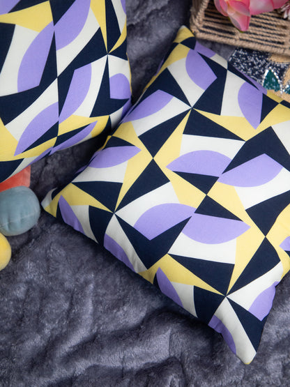 Multi Color Cotton Square Cushion Cover Set Off 2