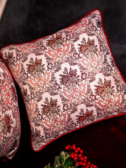 Multi Color Polyester  Printed Square Cushion Cover