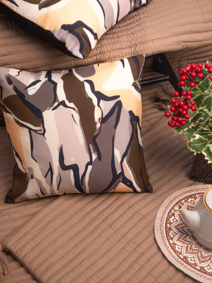 Set Off 2 Multicolor Cotton Square Cushion Cover