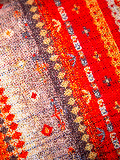 Multicolor Cotton Printed Square Cushion Cover