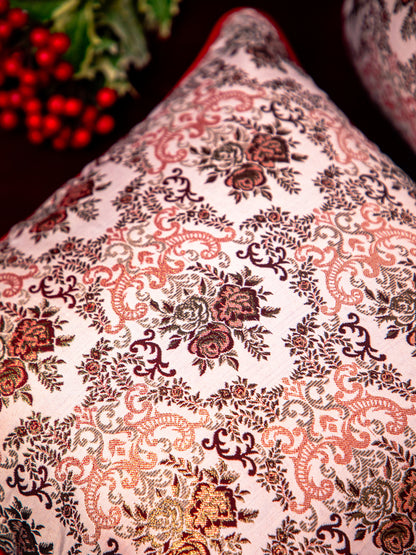 Multi Color Polyester  Printed Square Cushion Cover