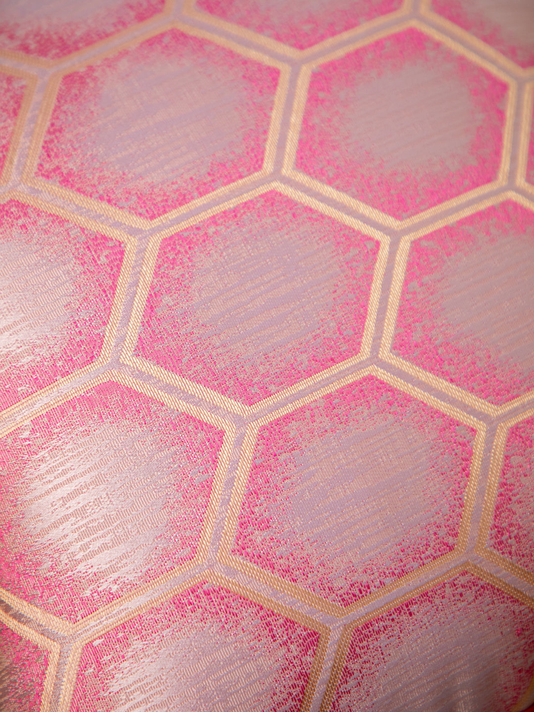 Light Pink Set Of 5 Printed Square Cushion Covers