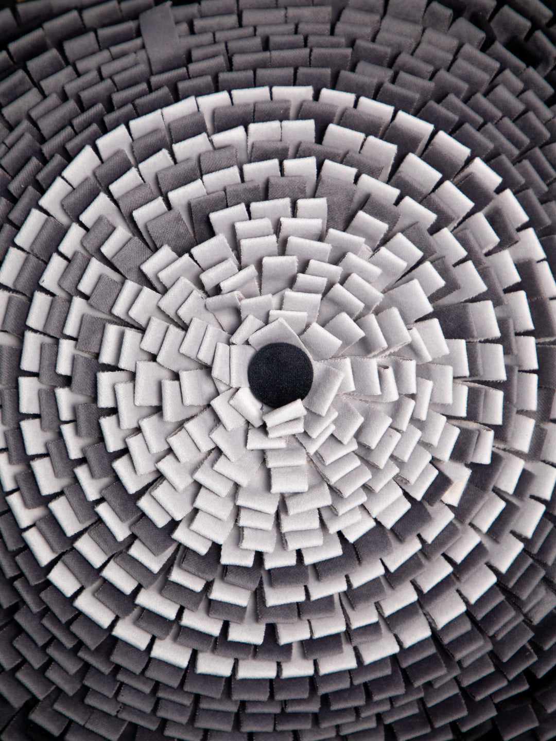 Black And Grey Handmade &nbsp;Square Cushion Cover