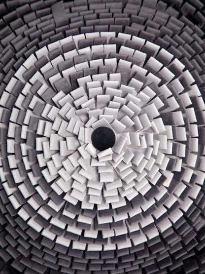 Black And Grey Handmade &nbsp;Square Cushion Cover