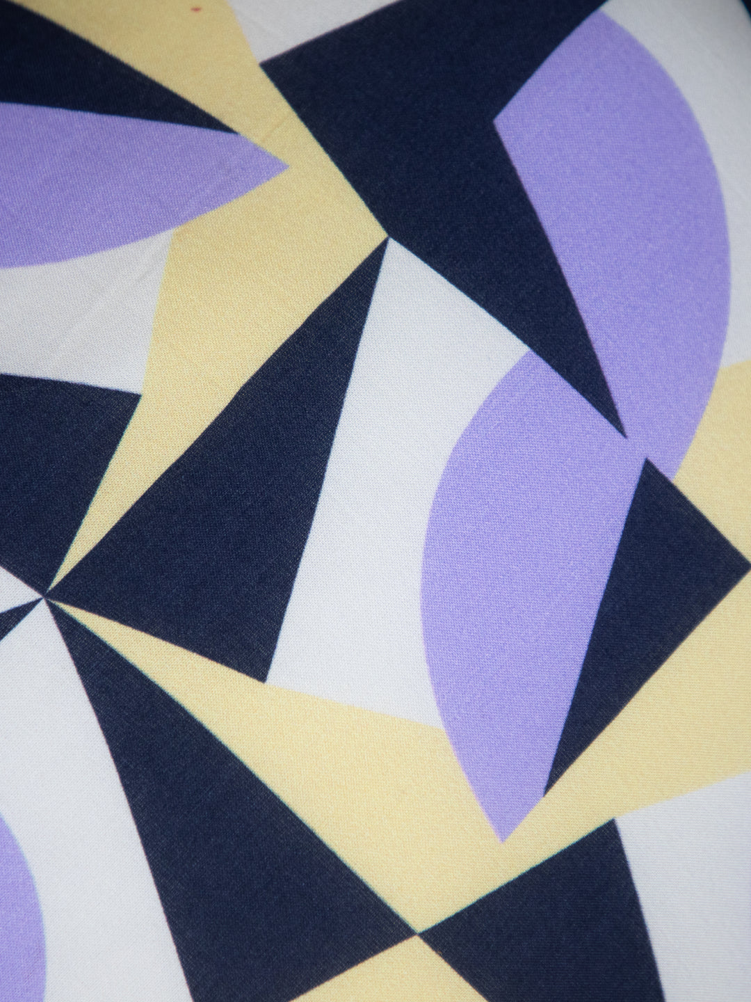 Multi Color Cotton Square Cushion Cover Set Off 2