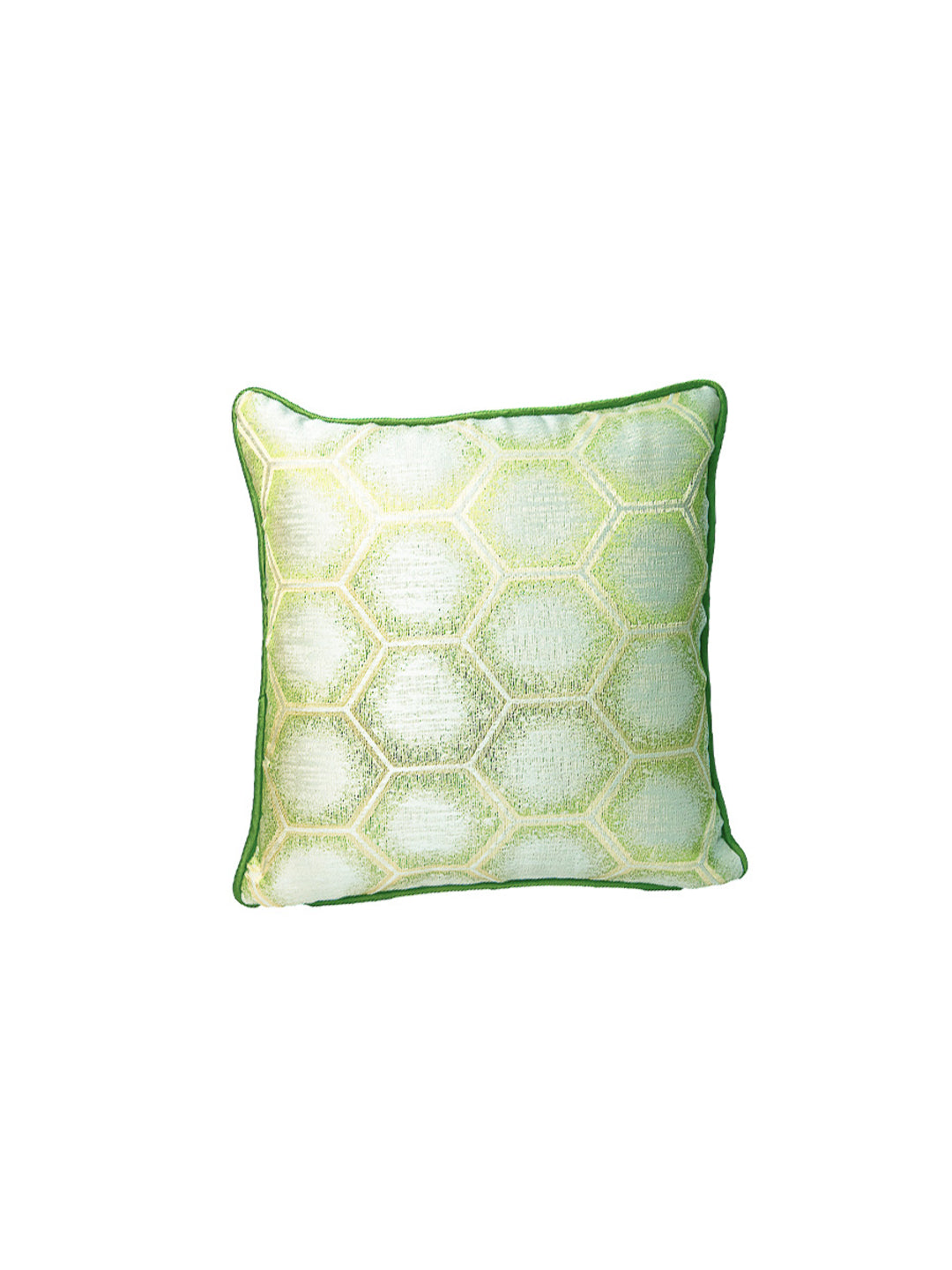 Neon Green Set Of 5 Printed Square Cushion Covers