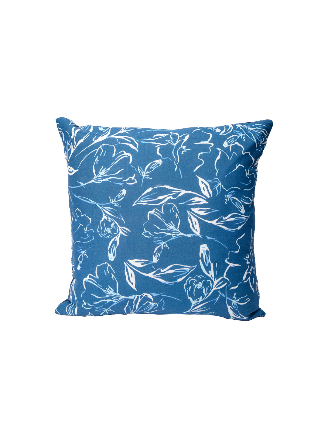 Turquoise Cotton Square Cushion Cover Set Off 2