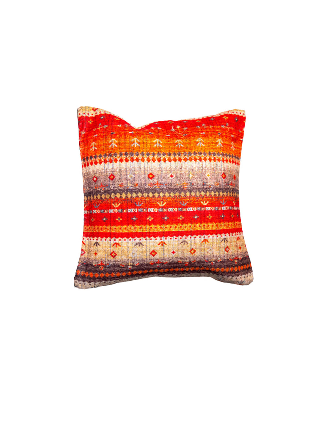 Multicolor Cotton Printed Square Cushion Cover