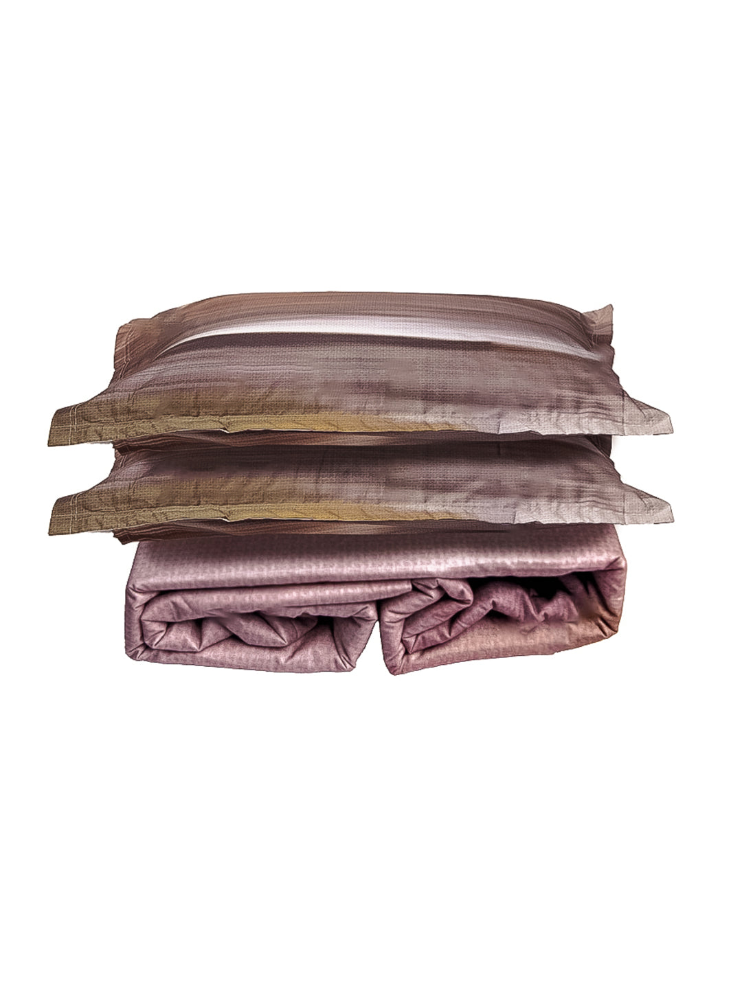 Multicolor Graphic 100% Cotton Bedsheet With Pillow Covers